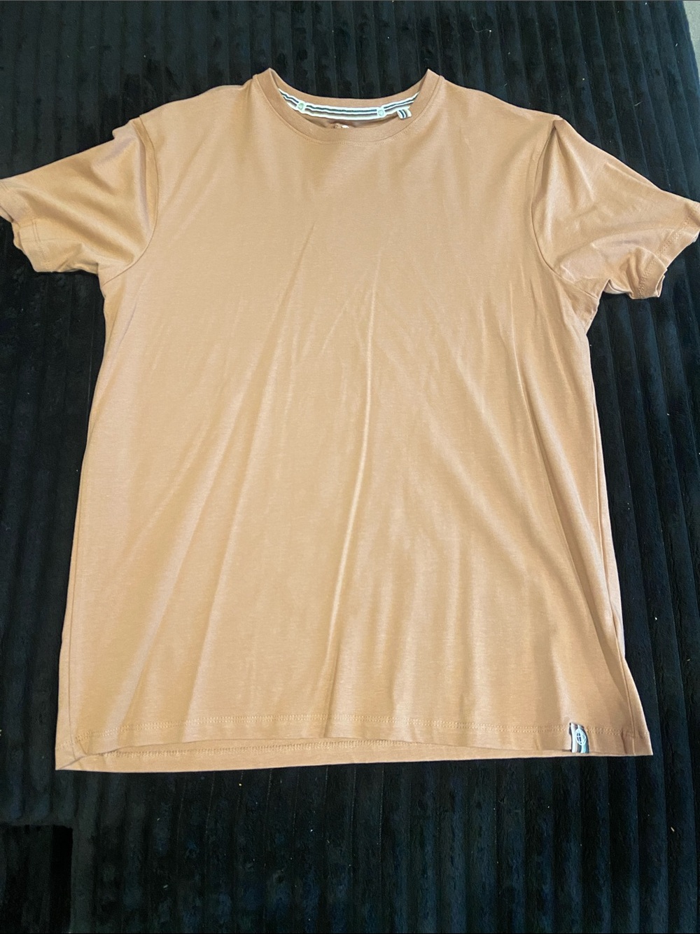 Free Planet Short Sleeve Crew Tee in Camel Tan